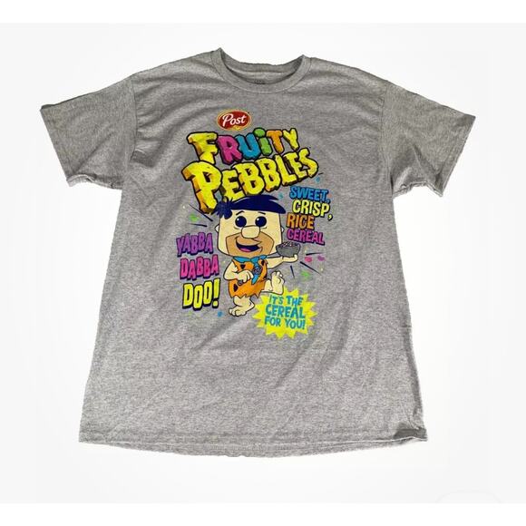 NWT Small Funko Pop Tee Fruity Pebbles Flintstones Gamestop Ad Icons T Shirt - Picture 1 of 5